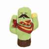Sassy Cactus with Moustache Dog Toy