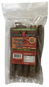 6 Inch 8 Pack Scoochie Steakhouse Chopped Beefsteak Sticks