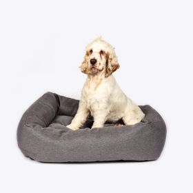 Anti-Bacterial Grey Snuggle Bed Small