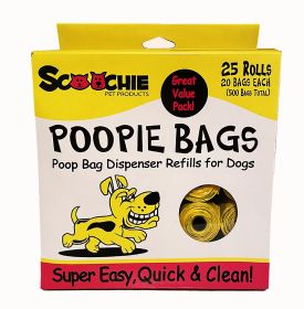 Scoochie 25 Roll Super Value Pack Poop Bags